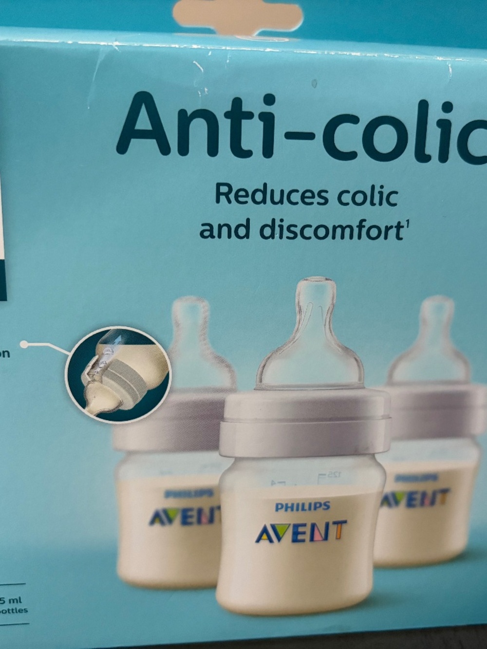 Philips Avent Anti-Colic Baby Bottle – 4 oz / 125 mL (0m+)